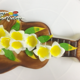 BÁNH SINH NHẬT RAU CÂU 2D CÂY ĐÀN CHO NAM - GELLI - G0118017