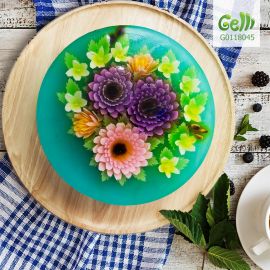 BÁNH SINH NHẬT RAU CÂU 3D HOA CÚC - GELLI - G0118045