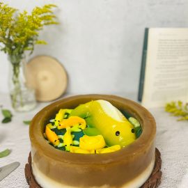 BÁNH SINH NHẬT RAU CÂU AO CÁ THỎI VÀNG MỪNG THỌ - GELLI - G0120017