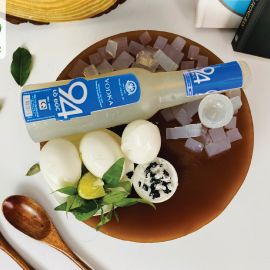 BÁNH SINH NHẬT RAU CÂU TRÁI CÂY 4D CHAI RƯỢU & TRỨNG LỘN MUỐI TIÊU CHANH - GELLI - G0120022