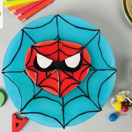 Bánh sinh nhật rau câu 2D Mạng nhện & Spider man - Gelli - G0220041