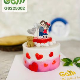 BÁNH SINH NHẬT RAU CÂU 4D - VALENTINE BÊN NHAU - GELLI – G0225002