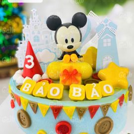 BÁNH SINH NHẬT RAU CÂU 4D CHUỘT MICKEY MOUSE CHO BÉ TRAI - GELLI  - G0225008