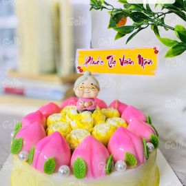 Bánh Sinh Nhật Rau Câu Mừng Thọ Mẹ Phước Thọ Viên Mãn - GELLI - G0225020
