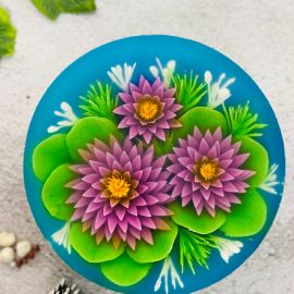 Bánh sinh nhật rau câu 3D hoa súng cho nữ - Gelli - G0316022