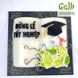 BÁNH SINH NHẬT RAU CÂU 2D MỪNG TỐT NGHIỆP - GELLI – G0320031