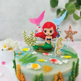 BÁNH SINH NHẬT RAU CÂU 4D NÀNG TIÊN CÁ CHO BÉ GÁI - GELLI – G0322004