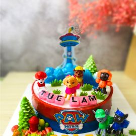 BÁNH SINH NHẬT RAU CÂU 4D CHÚ CHÓ CỨU HỘ CHO BÉ GÁI - GELLI – G0324001