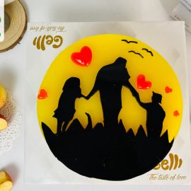 BÁNH SINH NHẬT RAU CÂU 2D CHO NAM - GELLI - G0418020