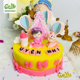 Bánh sinh nhật rau câu 4D Đầy Tháng Bé Rồng - Gelli - G0424005