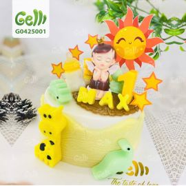 Bánh sinh nhật rau câu - Thôi Nôi bé trai - Gelli - G0425001
