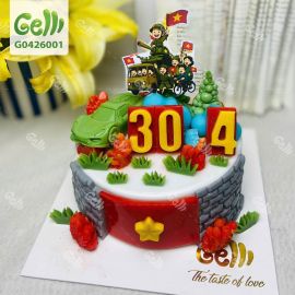 Bánh Sinh Nhật Rau Câu Kỷ Niệm Ngày Giải Phóng Miền Nam 30/4 - Gelli - G0426001