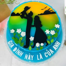 BÁNH SINH NHẬT RAU CÂU GIA ĐÌNH NÀY LÀ CỦA ANH - GELLI - G0518012