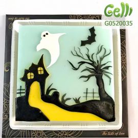 Bánh Sinh Nhật Rau Câu 2D Lâu Đài Ma Ám - GELLI - G0520035