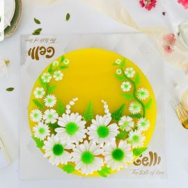 Bánh Sinh Nhật Rau Câu 4D Cúc Họa Mi   - GELLI - G0521003