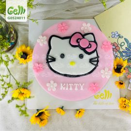 Bánh Sinh Nhật Rau Câu 2D Mèo Kitty - GELLI – G0524011