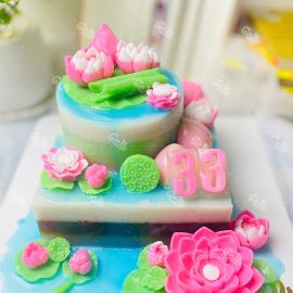 BÁNH HOA SEN MỪNG THỌ QUÀ TẶNG TỪ TÂM - G0525012