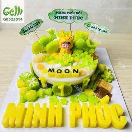 Bánh sinh nhật rau câu 4D Thôi Nôi Bé Rồng - Gelli - G0525014