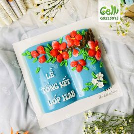  BÁNH RAU CÂU HÌNH TRANG SÁCH – MÙA HOA PHƯỢNG ĐỎ - GELLI – G0525015