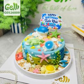 Bánh Sinh Nhật Rau Câu Cuộc Thăm Thú Đại Dương - Gelli - G0526009