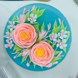 BÁNH SINH NHẬT RAU CÂU 3D CHO NGÀY CƯỚI - GELLI - G0618034