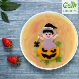 Bánh Sinh Nhật Rau Câu 2D Phù Thủy Bí Ngô Tốt Bụng - GELLI - G0620024
