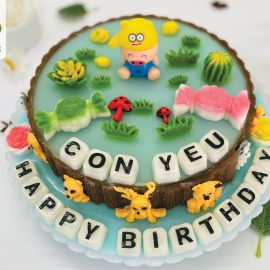 BÁNH SINH NHẬT RAU CÂU 4D VƯỜN BÁCH THÚ - GELLI – G0621003
