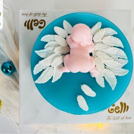 Bánh Sinh Nhật Rau Câu 4D em bé thiên thần - GELLI –  G0622009