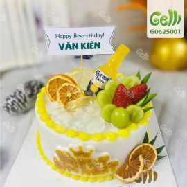 Bánh Sinh Nhật Rau Câu 4D  PHONG CÁCH BIA CORONA CỰC NGẦU!  - GELLI - G0625001