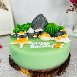 Bánh Sinh Nhật Rau Câu 4D Hẻm Núi  - GELLI - G0721001