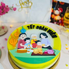 Bánh Sinh Nhật Rau Câu 2D Gia Đình Vui Trung Thu - GELLI –  G0722003