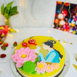 Bánh Sinh Nhật Rau Câu 2D Chị Hằng và thỏ con - GELLI –  G0722004