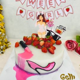 BÁNH SINH NHẬT RAU CÂU 4D BAD GIRL - GELLI - G0722013