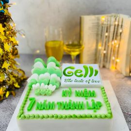 Bánh Sinh Nhật Rau Câu Kỉ Niệm 7 Năm Ngày Thành Lập Công Ty - GELLI - G0722016