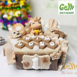 Bánh sinh nhật rau câu Ngựa Con Chập Chững - Gelli - G0726009