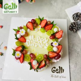 Bánh sinh nhật rau câu Ngọc Quả Hoa Viên - Gelli - G0726011
