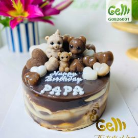 Bánh Sinh Nhật Rau Câu Ba Gấu Một Nhà - Gelli - G0826001