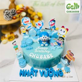 Bánh sinh nhật rau câu Chuyến Phiêu Lưu Cùng Doraemon - Gelli - G0826008
