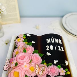 Bánh sinh nhật rau câu 4D trang sách lời thầy - Gelli - G1022002