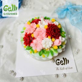 Bánh sinh nhật rau câu 4D ngàn hoa khoe sắc - Gelli - G1025003