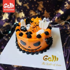 Bánh sinh nhật rau câu Halloween bí ngô ma quái – Gelli – G1025004