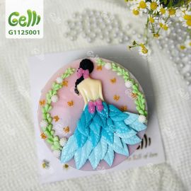 Bánh sinh nhật rau câu 4D Thiếu Nữ Trong Gió – Gelli – G1125001
