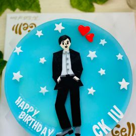 Bánh Sinh Nhật Rau Câu 2D Chàng Trai Thanh Lịch - GELLI - G1220003