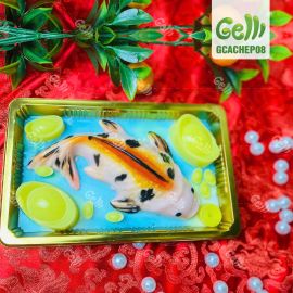 Set Cá Chép Thỏi Vàng Cúng Ông Táo & Thần Tài - Gelli - GCACHEP08