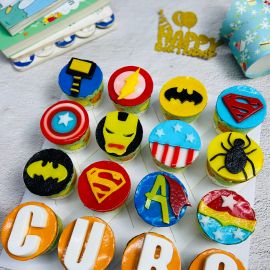 SET RAU CÂU CUPCAKE SUPERHERO - GELLI - GCC18