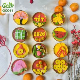 Set Rau Câu Nhân Flan Trang Trí Tết 2026 – Gelli – GCC41