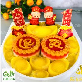 Set Bánh Rau Câu Tài - Lộc Cúng Thần Tài - Gelli - GDB04