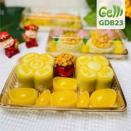 Set Bánh Rau Câu Hũ Vàng Đắc Lộc & Thỏi Vàng Cúng Thần Tài, Khai Trương - Gelli - GDB23