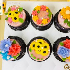 BÁNH RAU CÂU MINI HOA BỐN MÙA - GELLI - GSET4D03