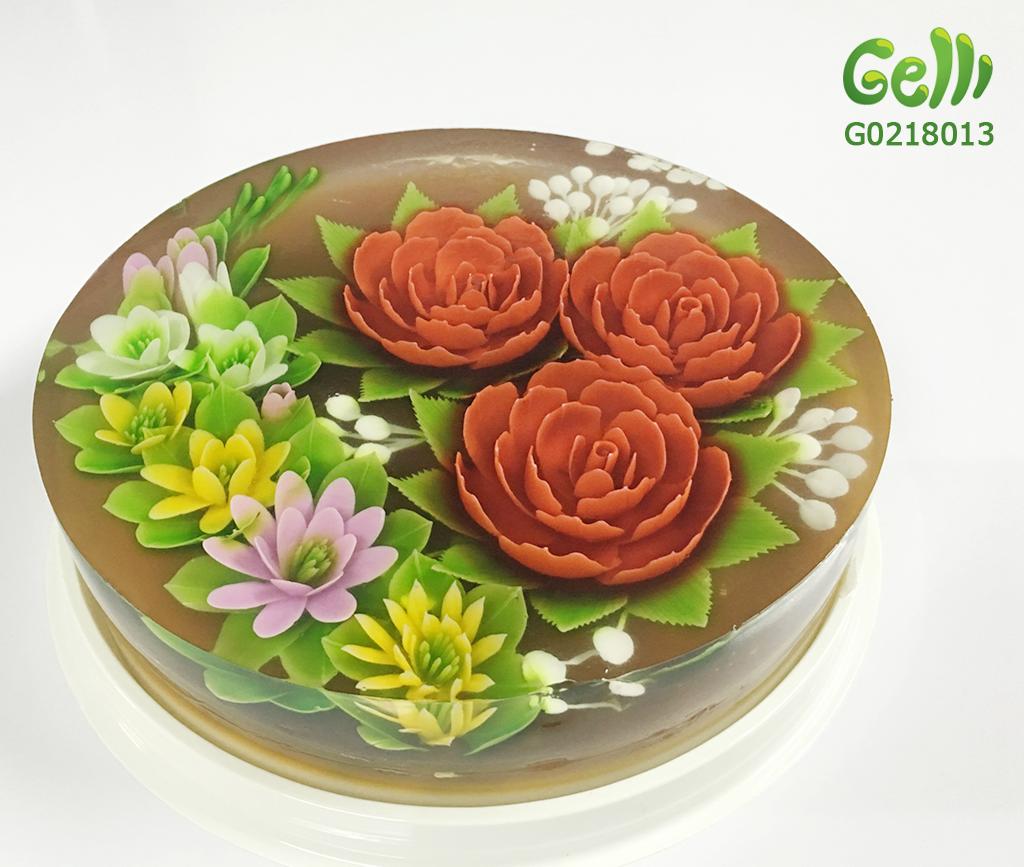 Bánh Sinh Nhật Rau Câu Hoa Hồng Đỏ_1